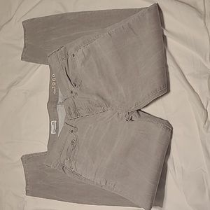 GAP corduroy 30R light grey always skinny